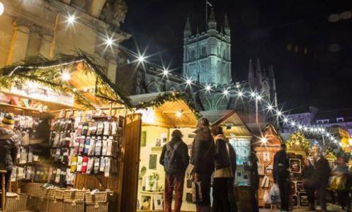 Bath Christmas Market Stalls