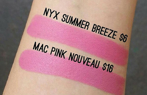 Lipstick swatch