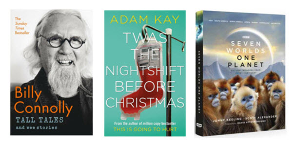Non Fiction Book Covers - Tall tales and Wee Stories, Twas the Nightshift Before Christmas, Seven World's One Planet 