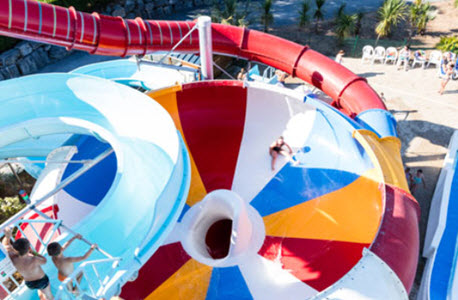 Bowl Water Slide at La Vallee Holiday Park 