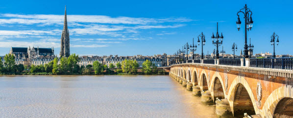 View of Bridge in Bordeaux 