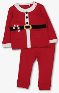 Christmas Mini-Me Santa Red Pyjamas 