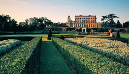 View of Cliveden House in Buckinghamshire