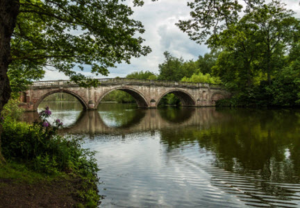 View of Clumber Park Bridge 