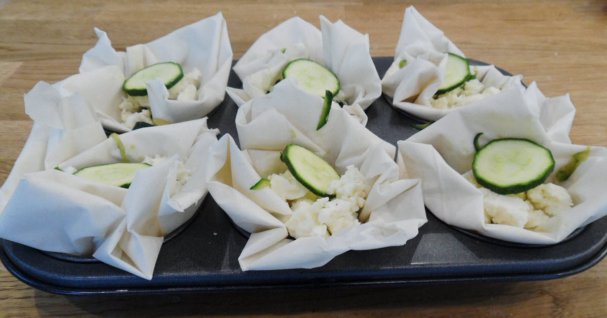 filo-tarts before oven