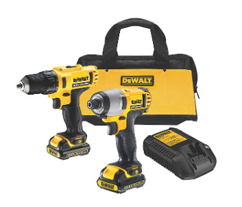 DeWalt drill and impact driver from B&Q