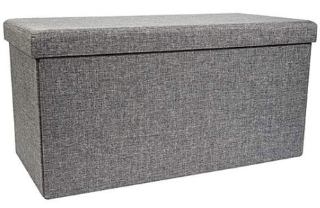 Dunelm Grey Foldable Ottoman