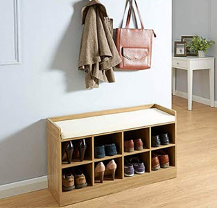 Kempton Shoe Bench from Dunelm