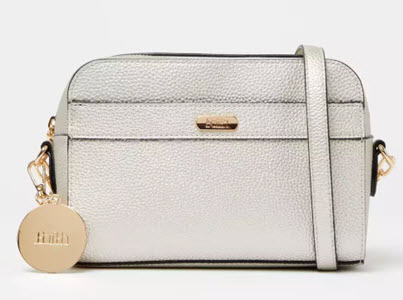 Faith silver cross body bag from Debenhams 