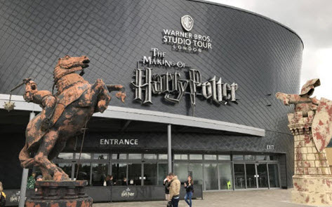 Warner Brothers Studio Tour: The Making of Harry Potter Entrance 