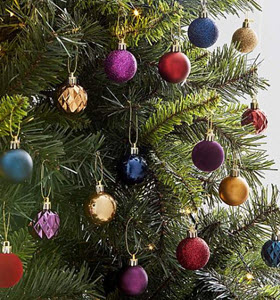 Pack of 16 40mm Highland Luxe Baubles