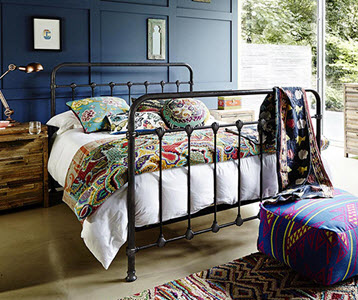 Keeler Metal Bed Frame from Barker and Stonehouse 