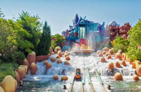 Log Flume in Orlando, Florida 