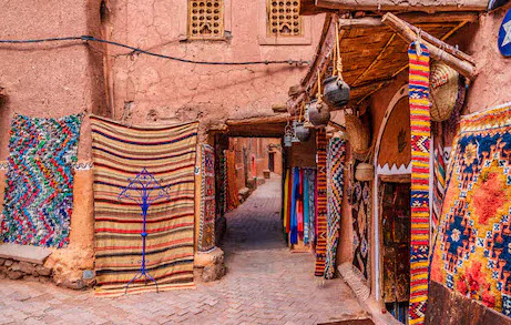Colourful Marketplace in Marrakesh 