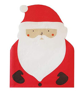 Santa Face Shaped Napkins