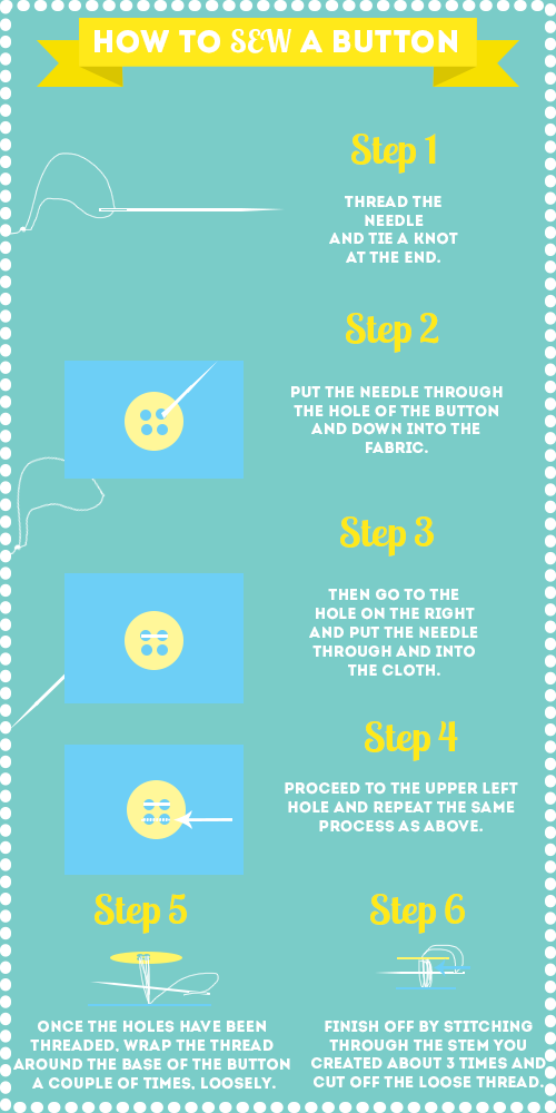 How to Sew a Button