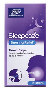 Boots Sleepeaze snoring throat strips