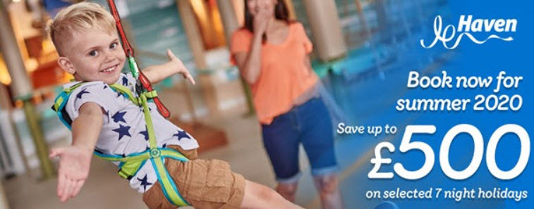 Stena Line Banner - Save £500 on Haven Holidays Bookings 