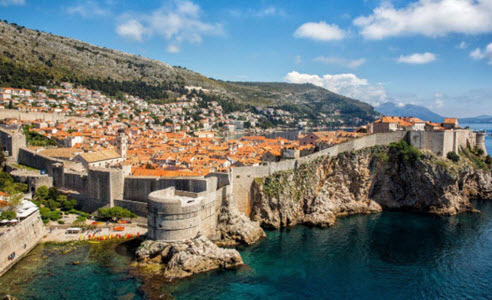 View of Dubrovnik Coastline