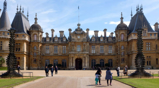 Exterior view of Waddesdon Manor