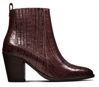 West Lo Snakeskin Ankle Boots from Clarks 