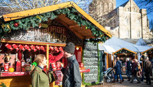 Winchester Christmas Market Scene 